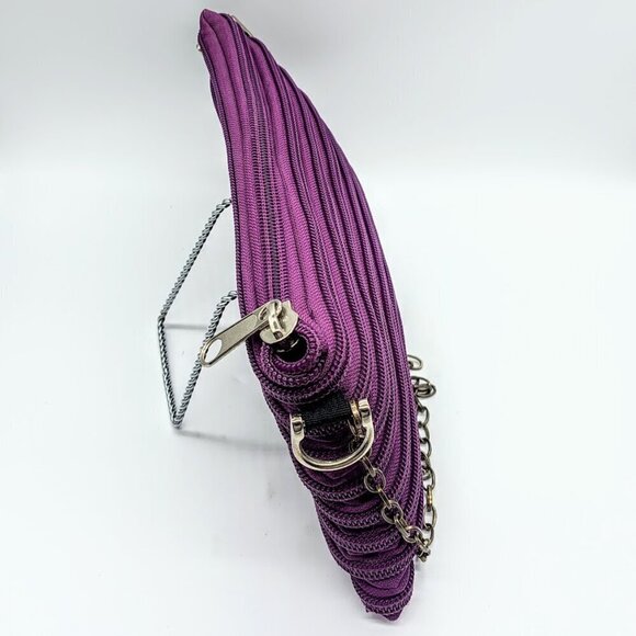 Bam Bags Purple Original Zipper Handbag - Picture 4 of 9